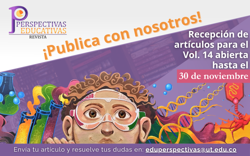 Convocatoria para la recepción de artículos de la Revista Perspectivas Educativas.