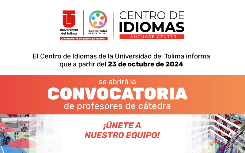 Convocatoricátedra Centro De Idiomas