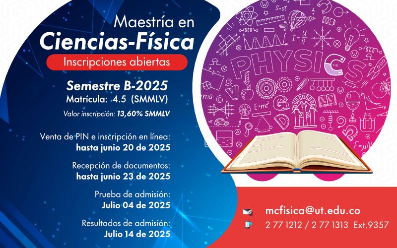 Inscripciones Maestria en Ciencias Fisica