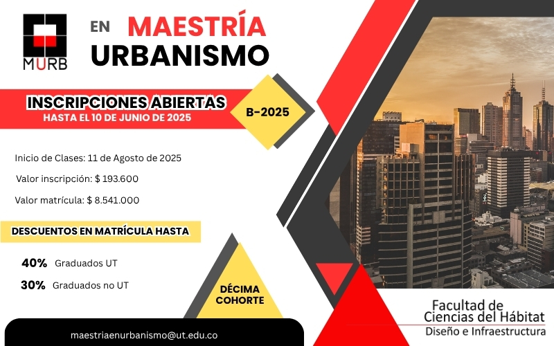 Inscripciones  Maestría en Urbanismo Sem B -2025