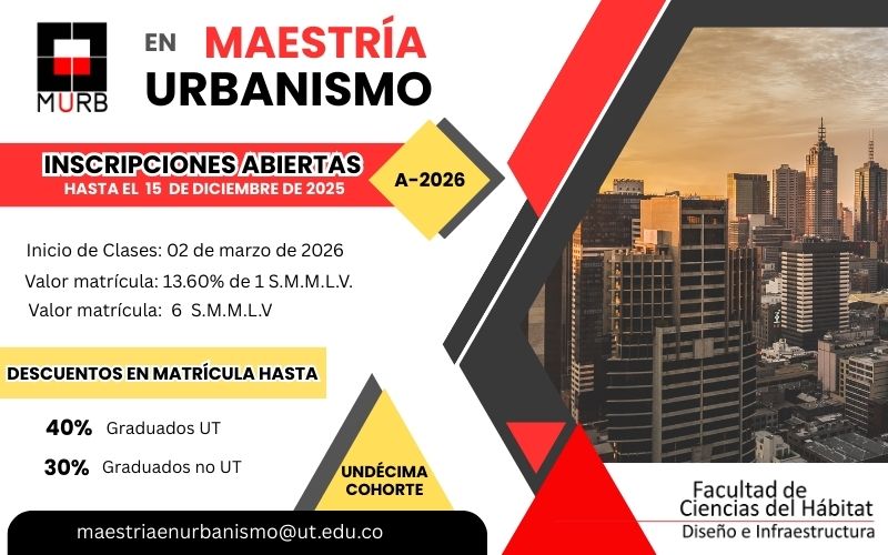 Inscripciones  Maestría en Urbanismo Sem A -2026