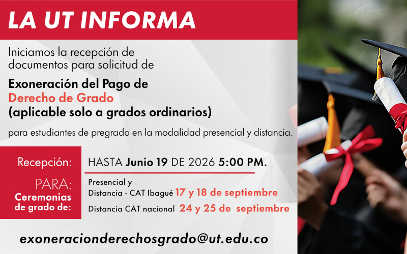 Exoneración de derechos de grado